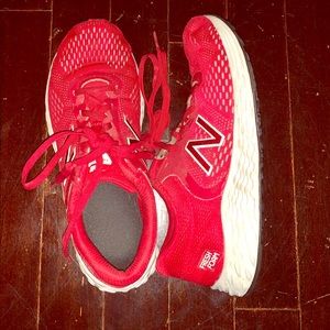 Red New Balance Athletic Shoes